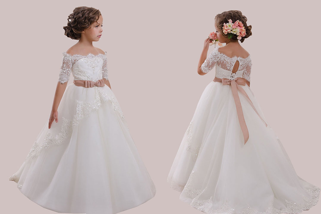 vestidos de niña de las flores Fábrica