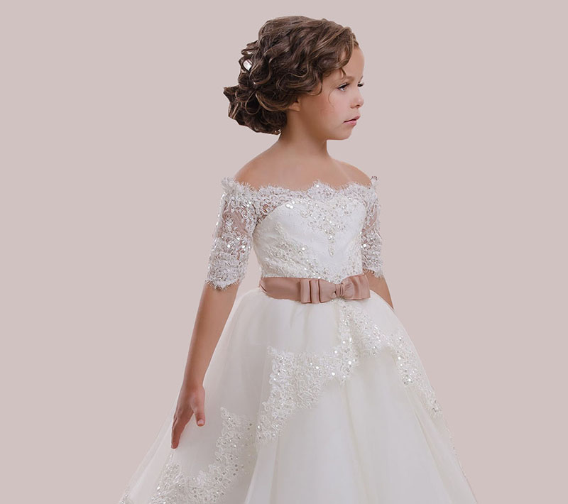 vestidos de niña de las flores Fábrica