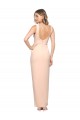 Cubierta Cuadrado Crepé Elástico Largo Formales Vestidos de dama de honor / Vestidos de fiesta Fábrica