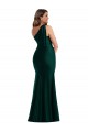 Evergreen Sirena Un Hombre Satén sedoso Largo Formales Vestidos de dama de honor / Vestidos de fiesta Fábrica