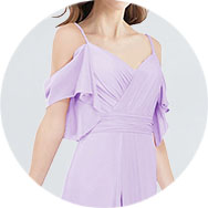 Top Con Hombros Vestidos de dama de honor Fábrica